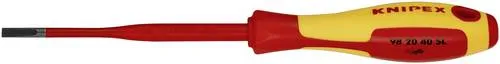 Knipex Slim Schlitz-Schraubendreher Klingenlänge: 100 mm