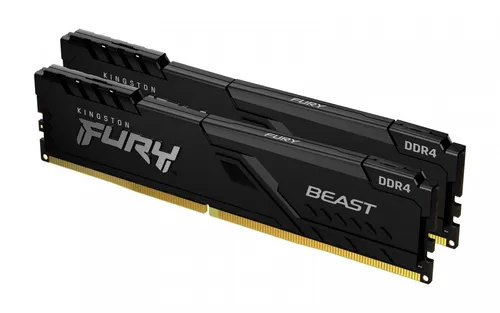Kingston FURY Beast Schwarz 64GB Kit 2x32GB DDR4-3200 - Hochleistungs-Gaming Arbeitsspeicher mit Intel XMP 2.0 für optimierte Performance