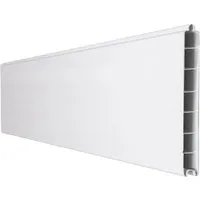 GroJa Einzelprofil Schmal Basicline 180 cm x 15 cm Weiß
