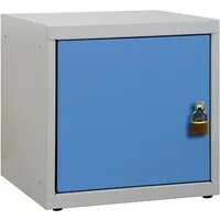 PROREGAL Schließfachwürfel Blocky mit Drehriegelschloss - Aufbewahrungsschränke mit stabilem Metallgehäuse, ideal für Schuhe und Klamotten. Einfacher Aufbau in 15-20 Minuten und erweiterbar für mehr Stauraum.