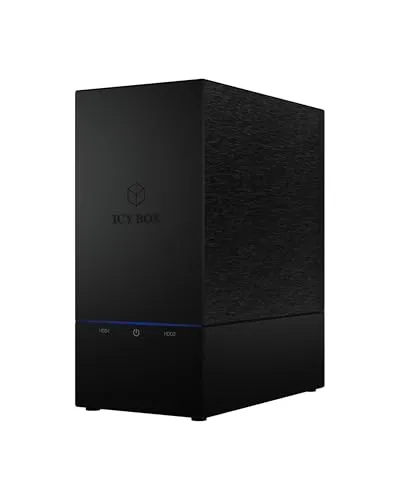 ICY BOX IB-RD3621U3 - Externes RAID-System für 2x 3,5 Zoll SATA HDD, USB 3.0 mit UASP, hohe Übertragungsgeschwindigkeit und zuverlässige Kühlung