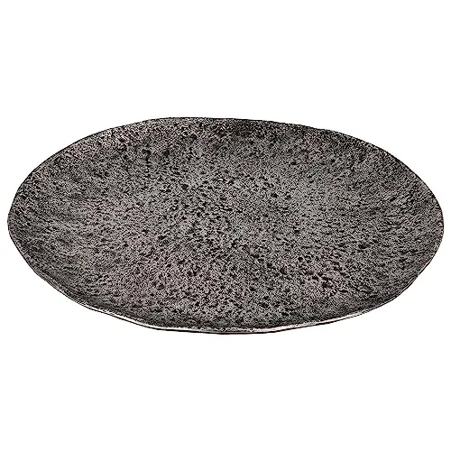 EGLO LIVING Dekoschale Forleyet - Elegante Metallschale aus Aluminium - Dekoschalen aus Aluminium in Nickel-Antik, handmade und ideal für saisonale Deko-Ideen, perfekt für Wohnzimmer und Esszimmer.