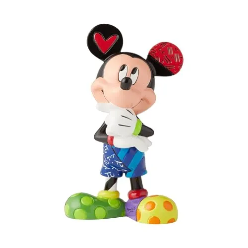Disney Britto Collection Mickey Mouse Thinking Figurine von Enesco
