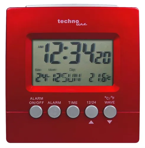 Technoline Funkwecker WT 228 digital rot