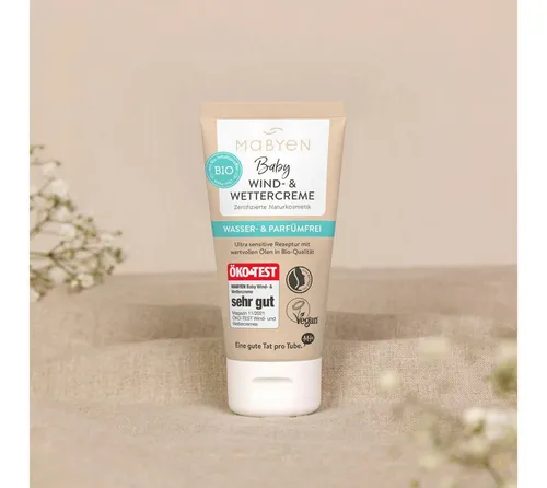 MABYEN Feuchtigkeitscreme MABYEN Baby Wind- und Wettercreme 50ml, 1-tlg.