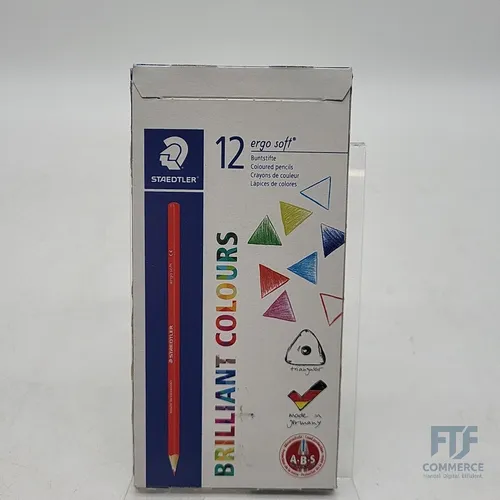 STAEDTLER 157-6 ergo soft Farbstift, ergonomische Dreikantform, ruts... 157-6 VE