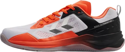 hummel Hallen-Indoorschuhe HB Powerstrike Pro - Badmintonschuhe Herren, leichter Court-Style mit sportlichem Mesh-Innenfutter und klassischem Branding für optimalen Tragekomfort und Stil.
