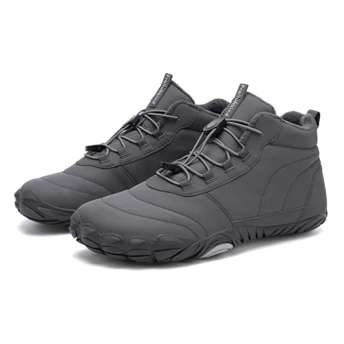 Freiluftkind Kepler Barfußschuhe – Grau, EU 41, warm gefüttert und wasserabweisend - Entdecke den Kepler Barfußschuh für jedes Abenteuer! Warm gefüttert, wasserabweisend und mit flexibler Sohle für natürlichen Gehkomfort – perfekt für Outdoor-Fans!
