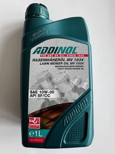 ADDINOL RASENMÄHERÖL MV 1034 SAE 10W-30 1 Liter (6,55 € pro 1 l)