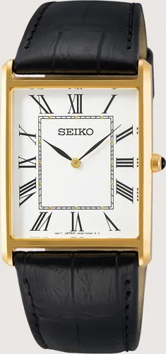 Seiko SWR052P1 Conceptual Series Herrenuhr 29mm - Elegante Herrenarmbanduhr in Schwarz/Weiß - Herrenuhren mit Quarzwerk, edlem Edelstahlgehäuse und wasserdicht bis 3 Bar. Perfekt für stilbewusste Männer, die Präzision und Eleganz schätzen.