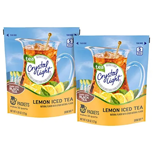 Produktbild Crystal Light Ice Tea, Natural Lemon, 32 Count 2 Pack of 16ct,64 Quarts