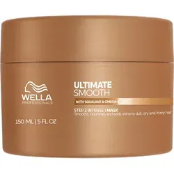 Wella Professionals Ultimate Smooth Haarmaske 150 ml - Haarmaske für krauses, trockenes Haar, nährt in 30 Sekunden und sorgt für Geschmeidigkeit bis zu 72 Stunden. Ideal für intensive Pflege und Feuchtigkeit, dermatologisch getestet.