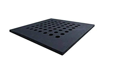 Kaminrost Ofenrost Gussrost Eckrost Ascherost Tafelrost Eckig 43 x 25 cm