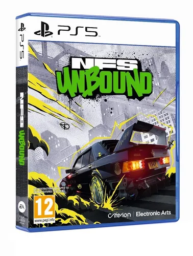 NFS Need For Speed Unbound (PS5) - Rasantes Rennspiel für PS5 mit einzigartigem Grafikstil und fesselndem Soundtrack. Nutze Nitro-Boost für atemberaubende Geschwindigkeit und zeige deinen Style mit individuellen Fahrzeugen und Outfits!