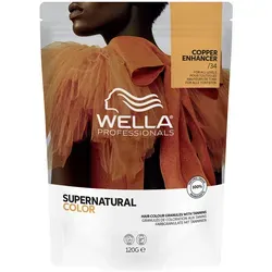 Wella Professionals Supernatural Color /34 Copper Enhancer 120 g - Pflanzenbasierte Haarfarbe ohne Aufhellungseffekt für natürliche und lebendige Farbergebnisse. Einfaches Anmischen und Auftragen dank spezieller Granulatformulierung.