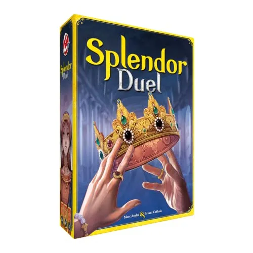 Asmodee - Splendor Duel - Brettspiel für 2 Spieler, ab 10 Jahren, italienische Ausgabe