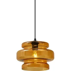 Qazqa Retro Hängeleuchte Denise in orange von QAZQA