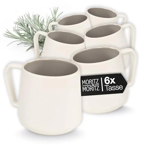 Moritz & Moritz CAVO Kaffeebecher Stone, 500ml in grau von Moritz & Moritz