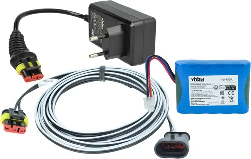 vhbw 1x Netzteil, 1x 3000 mAh Akku, 1x Niederspannungskabel Ersatz für Gardena 00057-98.251.01 für Rasenmäher