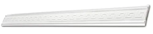 Decosa Wandleiste Melanie FP48.1 - Elegante Styropor-Zierleiste in Weiß - Zier- & Stuckleisten, veredeln Sie Ihre Räume mit klassischer Eleganz und müheloser Verarbeitung - keine Handwerker nötig!