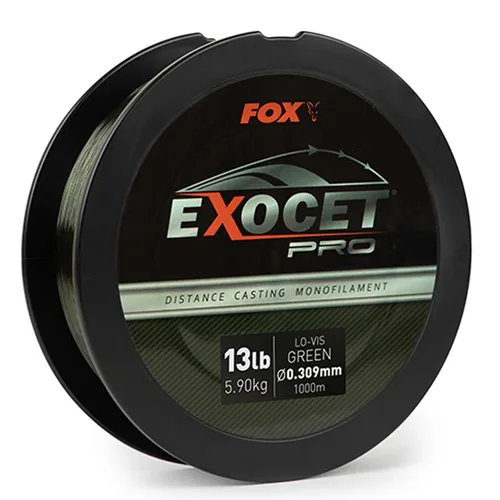 Fox Exocet Pro Monofilament Lo-Vis Green 0.400mm 23lbs von Fox