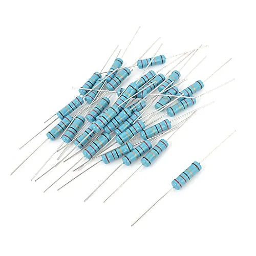 sourcing map 30 pcs 2 W 1% 22 Ohm Druckfeste Axial Film Metall Widerstand de