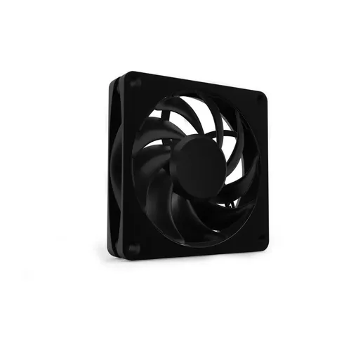 Alphacool Apex Stealth Metall Lüfter - Gehäuselüfter mit 12 cm Durchmesser, extrem leise bei 30 dB und leistungsstark mit bis zu 3000 RPM für optimalen Luftstrom und Kühlung.