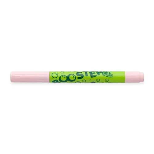 JOLLY Booster XL, 12 Stifte, Fleischfarbe, nachfüllbare und ungiftige Fasermaler, für Kleinkinder ab 3 Jahren, auswaschbare Tinte, Spitzen austauschbar, Spitze unversenkbar