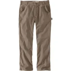 Carhartt Rugged Flex Relaxed Duck Dungaree, Textilhose - Braun (251) - W34/L34