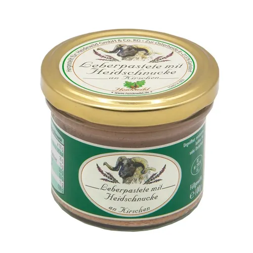 Leberpastete mit Heidschnucke an Kirschen von Heidewild