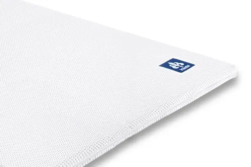 Badenia Bettcomfort Irisette Matratzenauflage-Topper KS 200 x 200 cm - Matratzenauflage mit hochelastischem Kaltschaumkern für optimalen Schlafkomfort. Abnehmbarer Bezug, waschbar bis 60 °C, ideal für Hausstauballergiker.