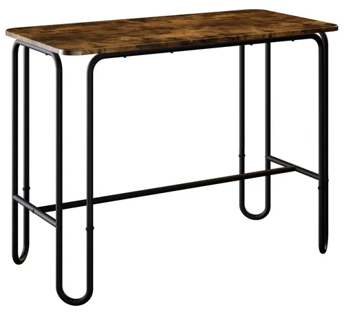 vidaXL Esstisch 100 x 50 x 75 cm in Geräucherter Eiche