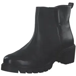 DENVER Wanderschuhe Schwarz Gr. 40 - Hochwertige Wanderschuhe aus Leder mit robustem Blockabsatz und praktischem Reißverschluss für optimalen Halt und Komfort auf jedem Terrain.