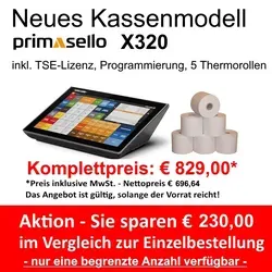 Komplettangebot Kasse primasello X320 von primasello