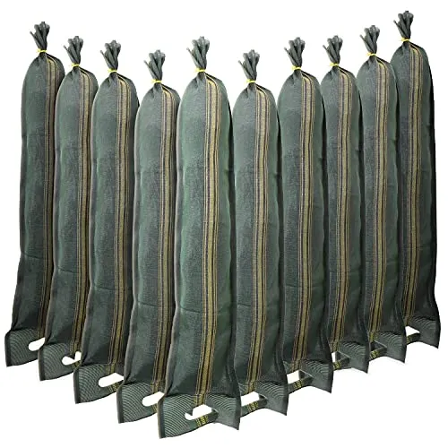 TK THERMALKING 10x Sandsäcke - Sandsack Hochwasserschutz – Silosandsäcke ungefüllt – Silosäcke Wassersperre Hochwasser (25x100 cm)
