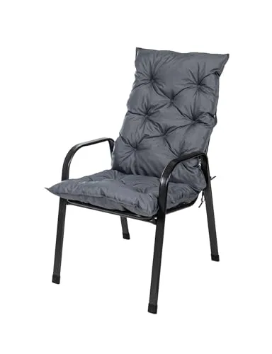 TexDeko® Garden Hochlehner Auflage 120 x 50 cm – Wasserabweisend & Komfortabel - Hochwertige Gartenstuhlauflage für hohen Sitzkomfort. Die wasser- und schmutzabweisende Oberfläche sorgt für langlebige Nutzung. Ideale Ergänzung für Garten und Wohnzimmer.