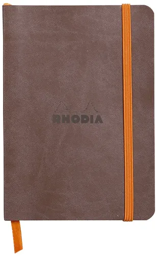 RHODIA Notizbuch RHODIARAMA DIN A6 liniert schokolade 72 Blatt