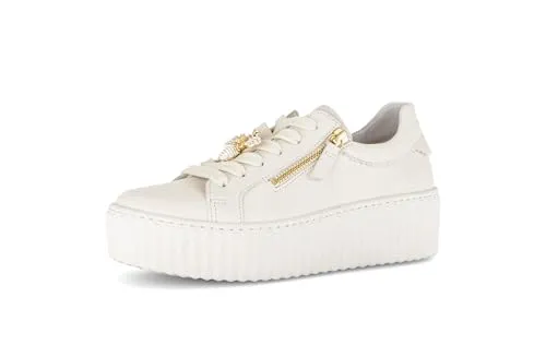 Gabor Damen Low-Top Sneaker Panna (Gold) 37.5 EU