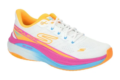 Skechers 128901 WOR Schnürschuh weiß 39 EU - Sneaker in Größe 39, ideal für sportliche Aktivitäten, mit runder Schuhspitze und bequemer PU-Laufsohle für optimalen Komfort.