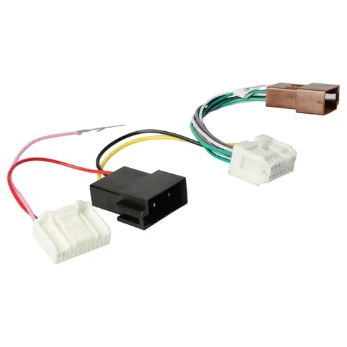 vhbw Autoradio ISO Adapter kompatibel mit Renault Megane III ab 2012 Auto-Modell