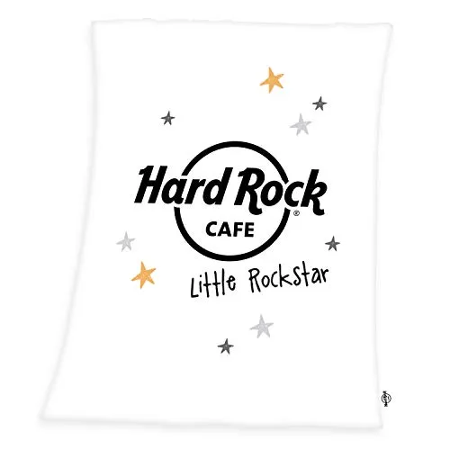 Herding Hard Rock Decke, Polyester, weiß, 75 x 100 cm