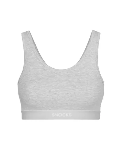 SNOCKS Bustier Soft BH aus Bio Baumwolle - Bequemer Soft BH für maximalen Komfort mit breiten Trägern, ideal für nahtlosen Look und entspannte Tage zu Hause. Blickdicht und ohne störende Etiketten.