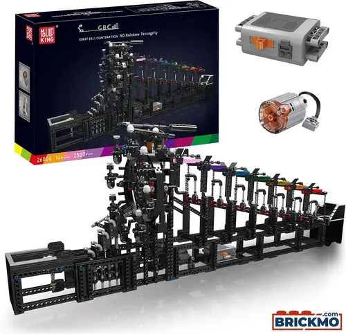 Mould King Great Ball Contraption Regenbogen Tensegrity 26006