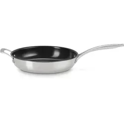 Le Creuset Essential Bratpfanne aus Edelstahl, 27,9 cm, antihaftbeschichtet - Hochwertige Bratpfanne mit dreilagiger Konstruktion für optimale Wärmeverteilung. Ergonomischer Griff und robustes Design, geeignet für alle Herdarten und ofenfest bis 260 °C.