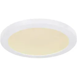 Deckenleuchte Wohnzimmer rund 12379-24W - LED Deckenlampe für Schlafzimmer und Küche, energiesparend mit 1900 Lumen und variabler Lichtfarbe (3000K, 4000K, 6500K) für individuelle Stimmung.