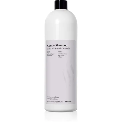 FarmaVita Backbar Gentle hydratisierendes Shampoo zum schonenden Waschen 1000 ml