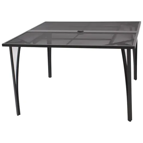 DEGAMO Gartentisch Classic 120x120cm – Wetterfester Metalltisch für Garten & Balkon