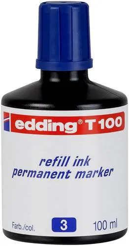Edding Nachfülltusche Marker 4-T100003 Blau 100ml 4-T100003