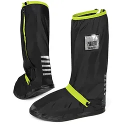 Perletti überschuhe reflektierendes PVC schwarz/gelb Größe 36-39 - Schwarz - 36-39