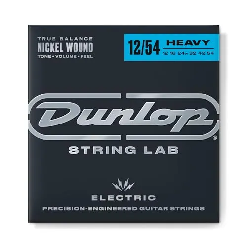 JIM DUNLOP - DEN1254 - E-Gitarren-Saiten - Electric Nikel Perfomace + Heavy 12-54